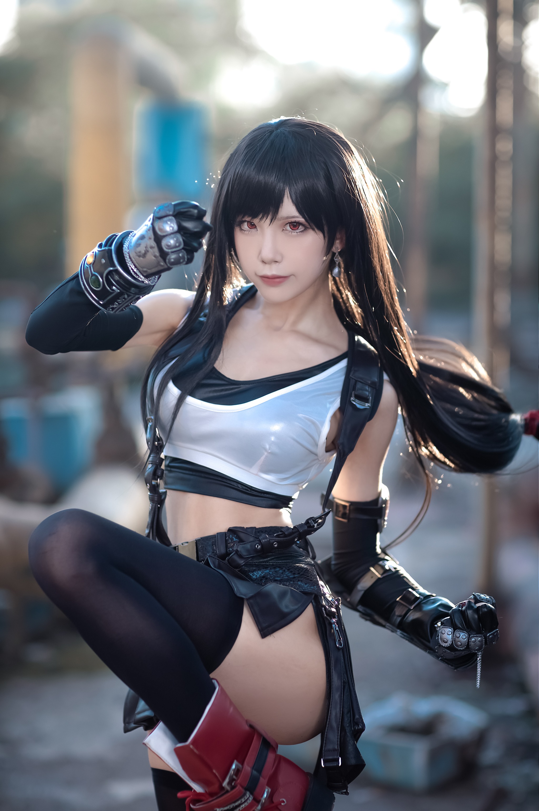 水淼Aqua - NO.057 蒂法原皮 [20P]-XikXak